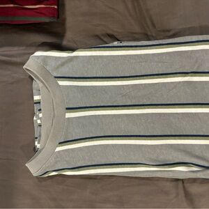 Gray Striped T-Shirt